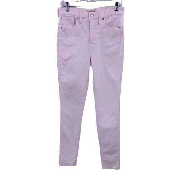 MADEWELL White Denim 10" High Rise Skinny Jeans - SIZE 26 - Picture 3 of 7